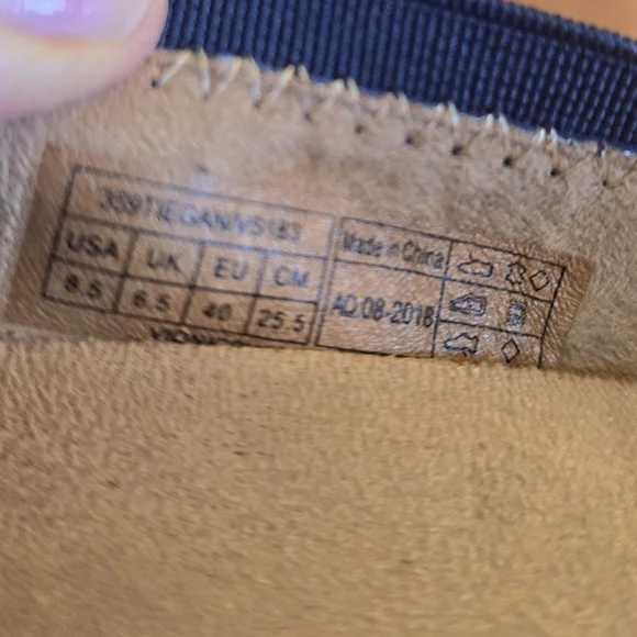 Vionic Tiegan Navy Blue, Cap Toe Flats - Picture 8 of 9